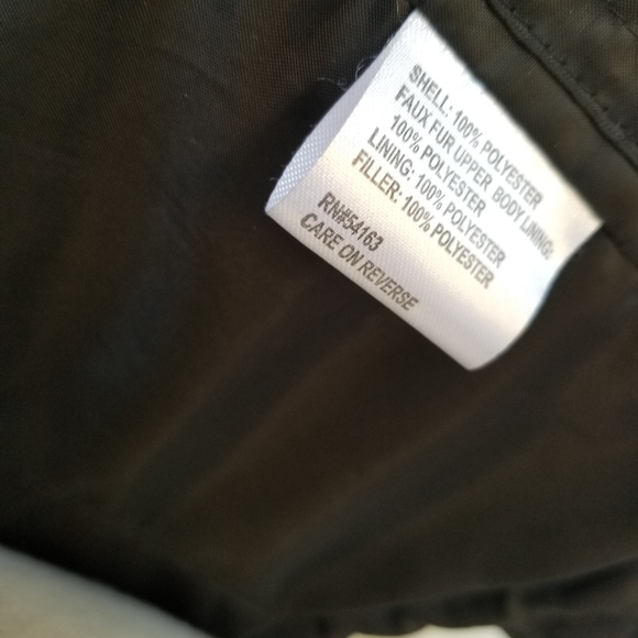 Calvin Klein Black Quilted Coat, Jacket Size Sm - Picture 14 of 16